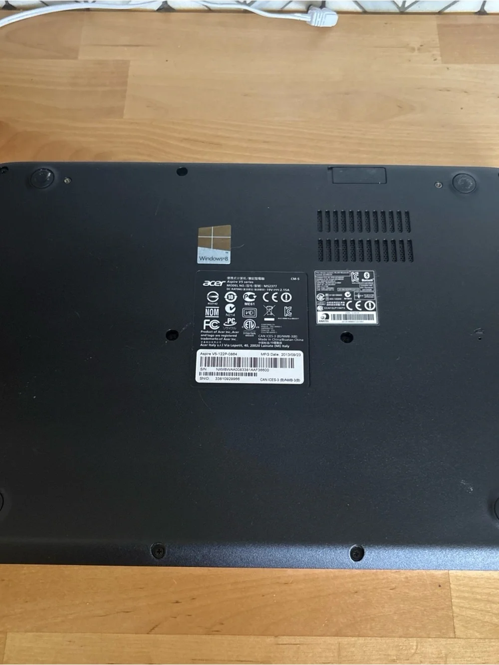 Acer Aspire V5 11